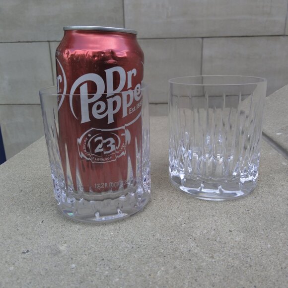 Miller Rogaska Pair (2) Soho Double Old Fashioned Crystal Glasses - Picture 10 of 15